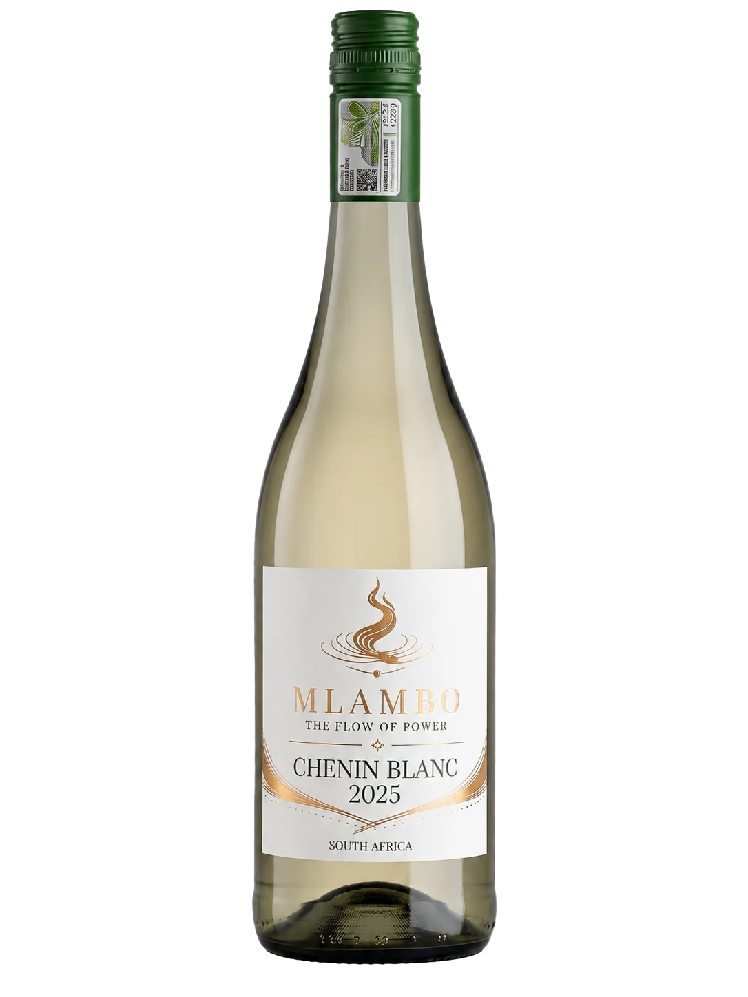 Mlambo Wines Chenin Blanc bottle concept with a light label